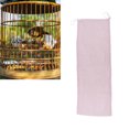 thumbnail image 4 of Seed Catcher Guard Net Cover, Ventilated Adjustable Birdcage Nylon Mesh Net Soft Universal  For Parrots Parakeet Macaw Cage Pink, 4 of 8
