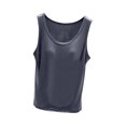 thumbnail image 1 of Débardeur pour Femme avec Soutien-Gorge Intégré, Camisoles Sans Manches pour Femmes Couleur Unie Col Rond Camisole Décontractée, Haut de Détente Doux pour Dormir pour l'Été, 1 of 9
