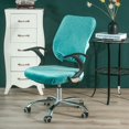 thumbnail image 5 of Soft Velvet Stretch Wedding Dining Room Chair Seat Cover, 5 of 5