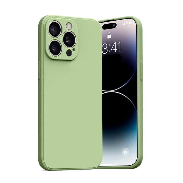 PANDACO Étui Coquille Souple Mat Matcha pour iPhone 15 Pro Max
