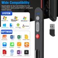 thumbnail image 5 of Jinsinto Presentation Clicker Wireless Presenter Remote Clicker for Powerpoint, USB Powerpoint Clicker with Laser Pointer, 2.4GHz Slide Advancer Powerpoint Remote PPT Clicker for Mac Wi, 5 of 5