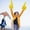 Yellow, variant on Large Foam Finger Hand for Sports Fans - Pointing Finger Cheering Accessory in Multiple Colors