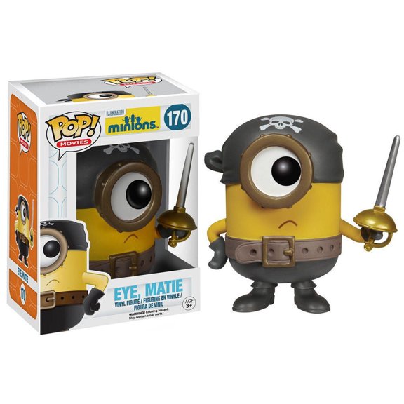Figurine en vinyle Eye Matie du film Minions Pop de Funko
