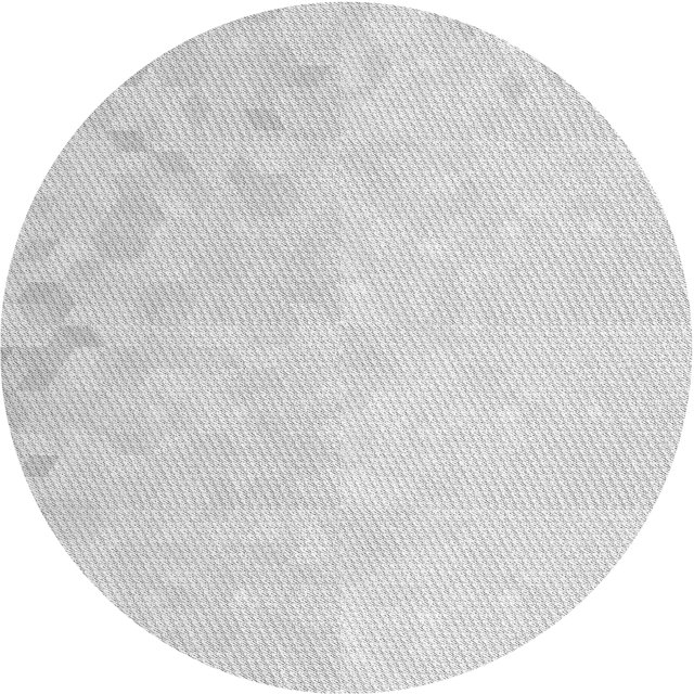 Ahgly Company Tapis d'Intérieur Ronds Lavables à la Machine, Style Transitionnel, Gris Nuage Gris, 7 Pieds Rond