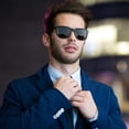 thumbnail image 2 of Joopin Polarized Sports Sunglasses pour Femmes Hommes Classiques Rétro Style Designer Teintes (Noir Intense), 2 of 9