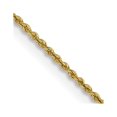 thumbnail image 1 of Diamond2Deal 14K Yellow Gold 1.5 mm Regular Rope Chain Necklace for Women 36", 1 of 5
