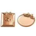 thumbnail image 3 of Decodeary 2x Gold Simple And Elegant Made Of Resin Jewelry Tray For Refined And Organized Display Sturdy, 3 of 6