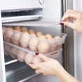thumbnail image 2 of Jusqu'à 65 % de Réduction sur les Gadgets de Cuisine Boîte de Rangement pour Ufs pour Réfrigérateur avec Poignée Supporte jusqu'à 18 Ufs Organisateurs et Rangement de Cuisine, 2 of 5