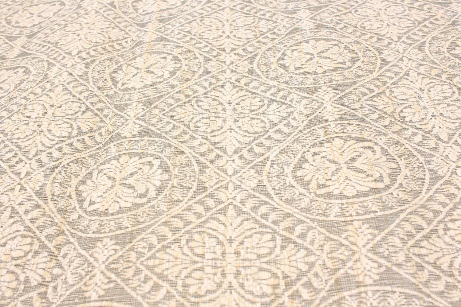 ECARPETGALLERY 4'4" x 6'7" Transitional Collage Handmade Area Rug for Living Room, Dining Room and Bedroom in Grey