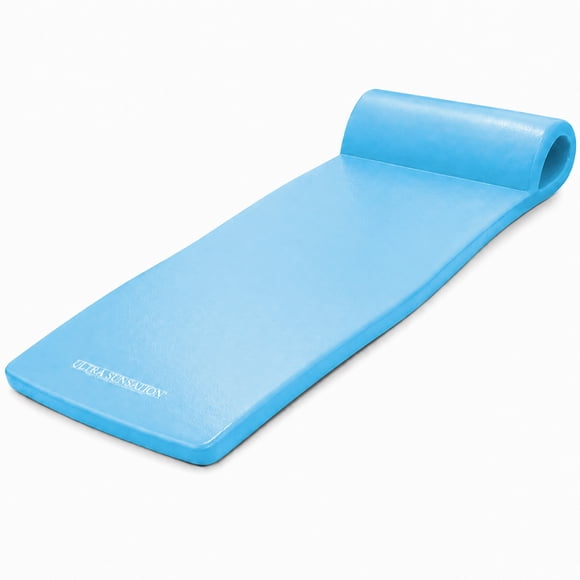 TRC Recreation Ultra Sunsation 2.5" Thick Foam Pool Float Mat, Marina Blue