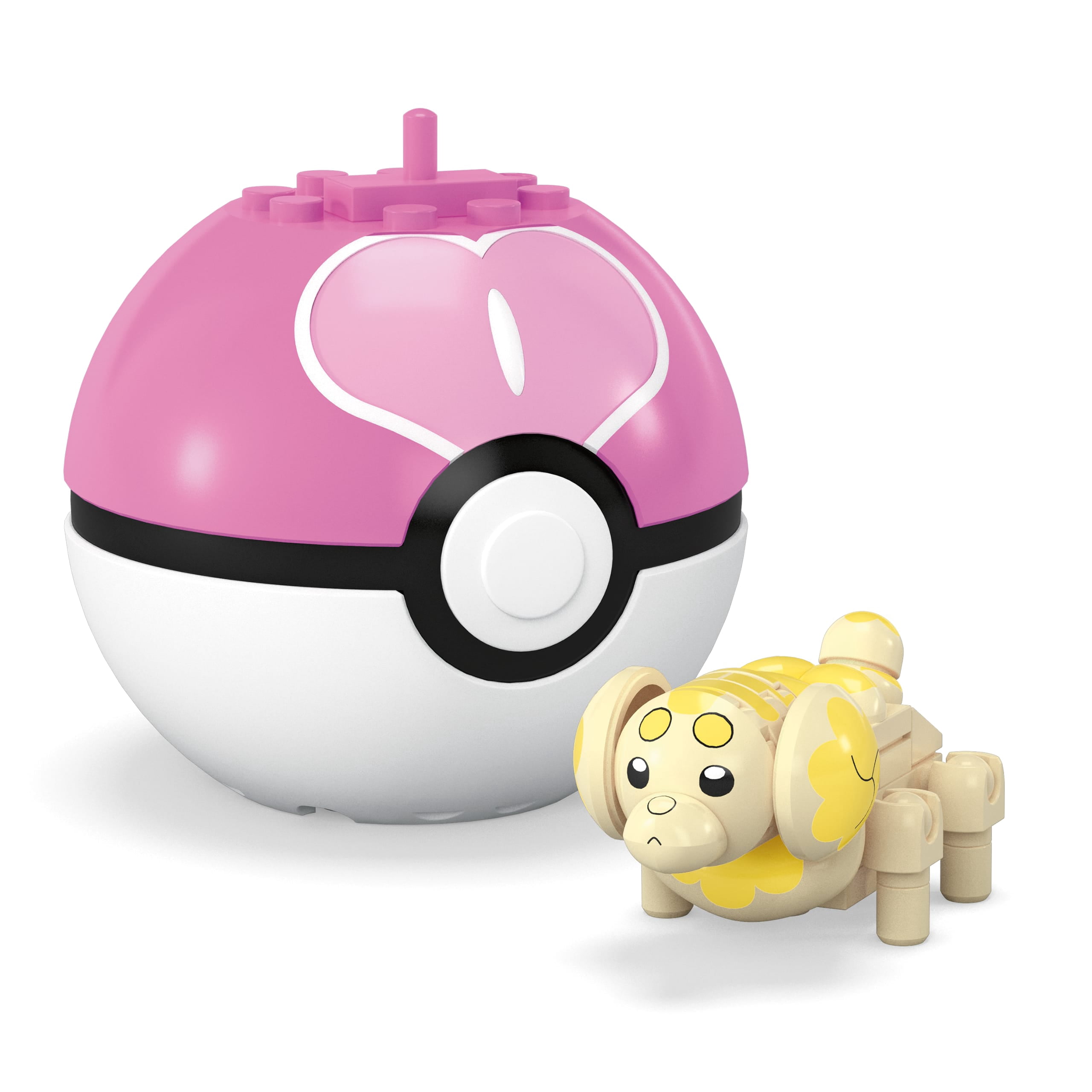 MEGA Pokémon Figurine articulée Ptachiot, Pokéball (31 pièces)