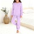 thumbnail image 4 of Chandail Décontracté à Manches Longues pour Enfants, Mode Automne, Couleur Unie, Col Rond, Universel pour Garçons et Filles, Ensemble de Chandails en Peluche Mignon, 4 of 7