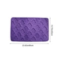 thumbnail image 3 of Dvruxg Thickened Absorbent Bathroom Mat – Non-Slip Soft Velvet Floor Rug for Toilet, Restroom & Bedroom, Easy-Care Polyester Door Mat with Anti-Slip Backing, 3 of 5
