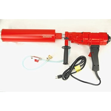 CORE DRILL 4" Z-1 2 SPEED CONCRETE CORING DRILL by BLUEROCK TOOLS PACKAGE DEAL COMES WITH 1", 2", 3", & 4" BITS