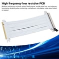 thumbnail image 3 of PCIE 5.0 Riser Cable, PCIe 5.0 X16 High Speed Flexible Extender Card Extension Port Adapter, 128Gbps GPU Riser Cable for RTX4090, RX8900, 3 of 7