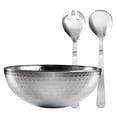 thumbnail image 1 of Safdie & Co. Bol Salade Rond Martelé Ensemble 3 Pièces, 1 of 2