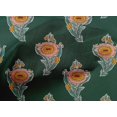 thumbnail image 4 of oneOone Cotton Poplin Fabric Leaves & Floral Block Decor Fabric Printed BTY 56 Inch Wide, 4 of 4