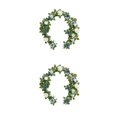 thumbnail image 3 of Wweixi Add Touch Of Beauty With Artificial Rose For Any Occasion Backdrop Arch Flowers Cloth Artificial Flowers Low Maintenance blue 2Set, 3 of 6