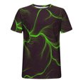 thumbnail image 5 of Qertyioot T-shirt à Manches Courtes Imprimé pour Hommes Col Rond Mode Décontractée Manches Courtes Liquidation, 5 of 5