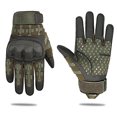 thumbnail image 1 of TopOne Motorcycle Gloves Touchscreen Lightweight Breathable Anti-Slip Knuckle Protection Full Finger Motorbike Gloves, 1 of 8