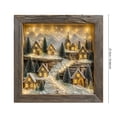 thumbnail image 2 of Sea Glass LED Light Box Wooden Frame Nautical Decor, 2 of 7