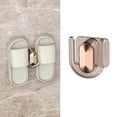 thumbnail image 3 of Hanging Shoe Rack for Door Back Small Bathroom Sandals and Slippers Draining Storage Rack 9.3 in x 8 cm, 3 of 3