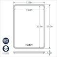 thumbnail image 3 of Nordicware Naturals® Big Sheet Aluminum  rectangular Baking Pan, 3 of 5