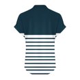 thumbnail image 3 of fatyb Womens Printed V Neck Tops Short Sleeve Button V Neck Tshirts Lightweight Summer Beach Blouses, 3 of 5