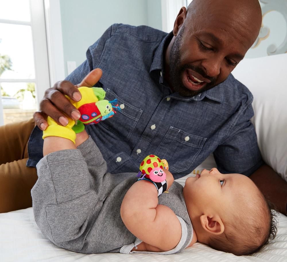Lamaze Gardenbug Wrist Rattles & Foot Rattle Set