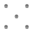thumbnail image 1 of Transemion Replacement Microphone Grille Replacing Detachable Wired Wireless Mic Head Type 1 5Set, 1 of 6