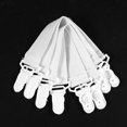 thumbnail image 1 of 8 Pcs Pinces Élastiques Blanches pour Matelas et Draps à la Maison, 1 of 7