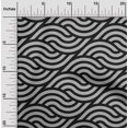 thumbnail image 2 of oneOone Cotton Flex Light Gray Fabric Abstract Sewing Material Print Fabric By The Yard 40 Inch Wide, 2 of 4