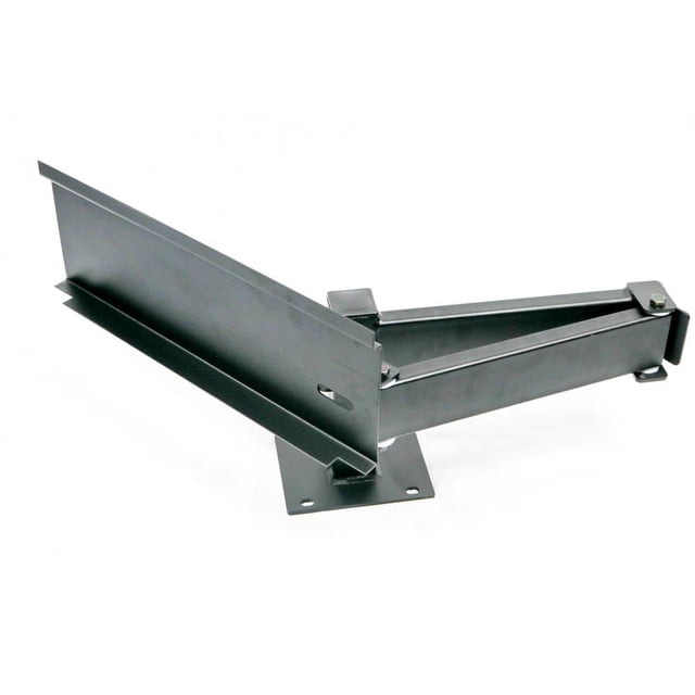 Fleming Sales Barbeque Grill Bumper Mount 52321 Use With Bumper Grill Table; 10 Inch Length Extends Up To 30 Inch Length; Powder Coated; Black; Steel; With Locking Latch/Mounting Hardware