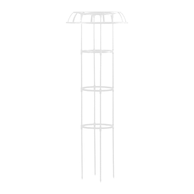 Tiezhimi Cap Design Plant Rack 25.4 cm Plastic Lattice Support Cage For Climbing Vines