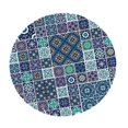 thumbnail image 1 of ziyahi Elastic Edged Waterproof Backed Fitted Table Table Cover Cover Tableclothes Style B 1.2m, 1 of 9