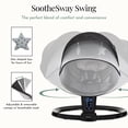 thumbnail image 3 of Evolur SootheSway Swing, Black, 3 of 7