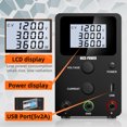 thumbnail image 2 of NICE-POWER Alimentation C.c. R-SPS1203D Variable 120 V 3 A Alimentation de Banc Réglable, 2 of 9