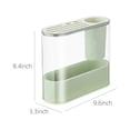 thumbnail image 3 of AYktou Home Organizers and Storage Slot Clear Knife Block Without Knives,Kitchen Knife Organizer Stand Knife Dock Rack For Kitchen Cutlery Storage Accessories for Party Indoors, 3 of 5