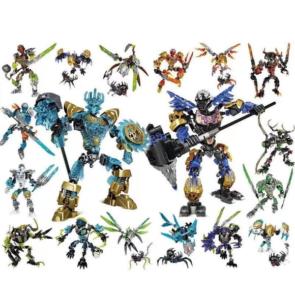 2023 Bionicle Lewa Jungle Keeper Grove Umarak The Destroyer Soldier Robot Figures Building Blocks Model Bricks Toys Xmas Gift