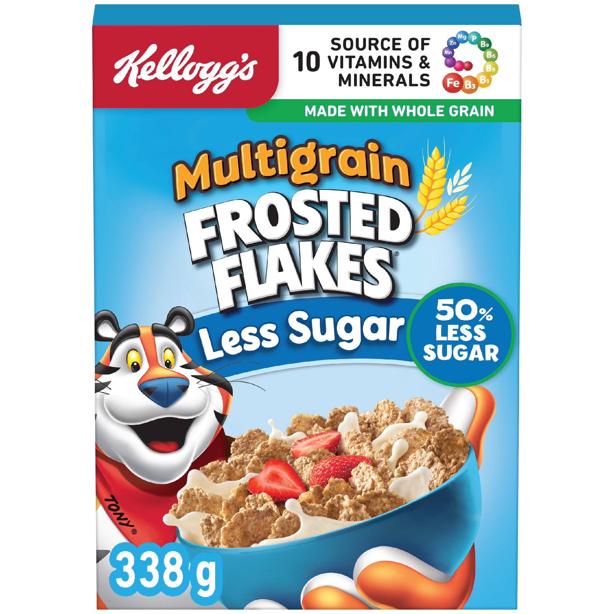Frosted Flakes Less Sugar 338g