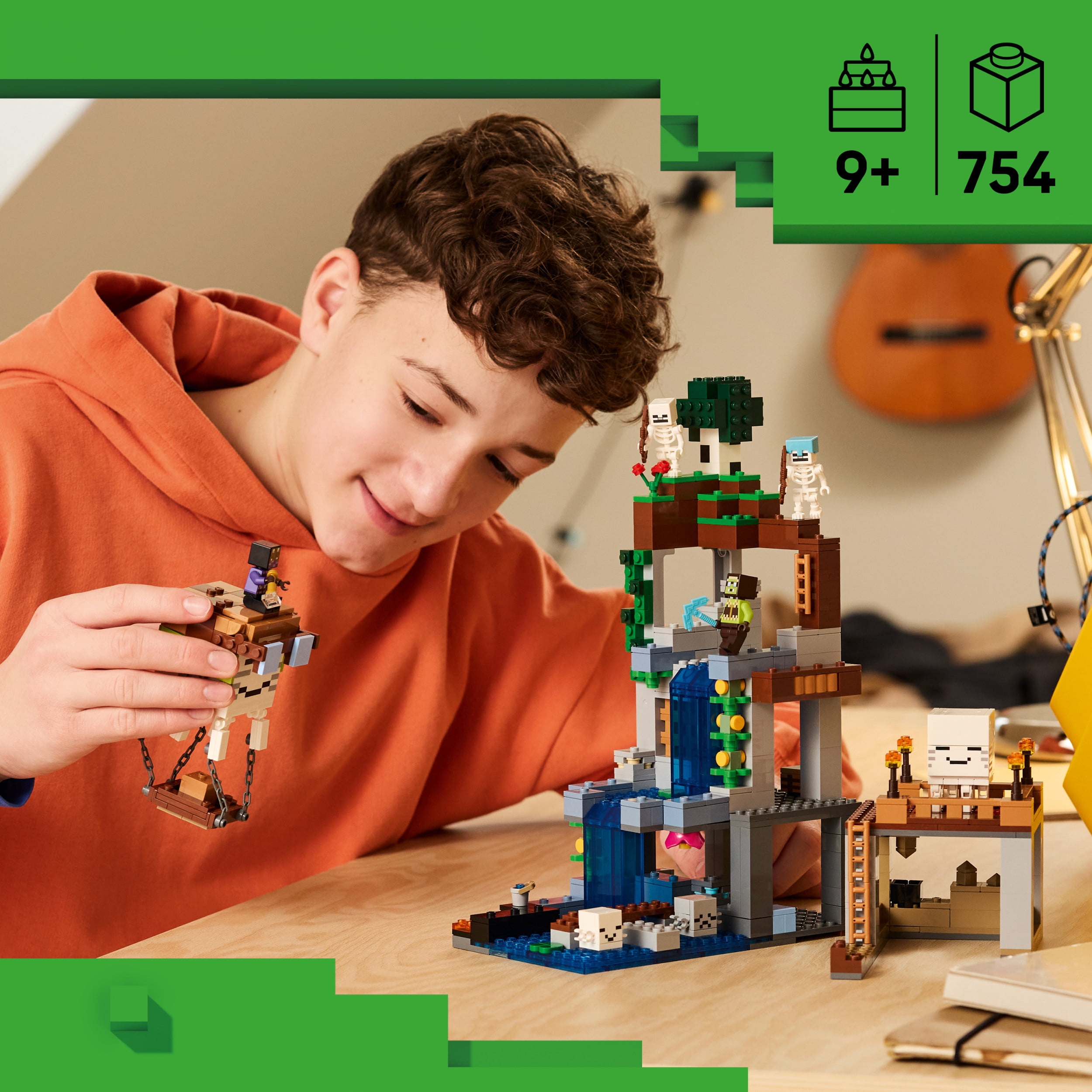 LEGO Minecraft La station des Ghasts, Jeu de rôle inspiré du jeu vidéo 21597