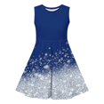thumbnail image 3 of RXIRUCGD 2025 Vêtements d'Été pour Enfants Robe d'Été Sans Manches à Col Rond à Paillettes pour Filles Taille Moyenne Robe Cintrée à la Taille pour Enfants, 3 of 6
