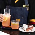thumbnail image 2 of OUSITAID Glass Pitcher Set Bedside Carafe Set V-Shaped Spout Glass Carafe, 2 of 10