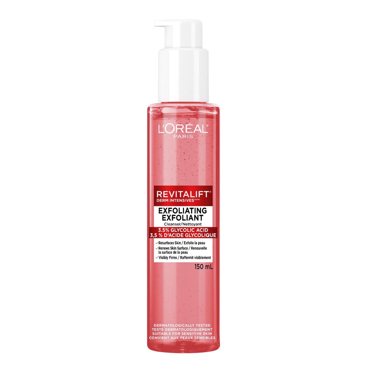 L'Oréal Paris Nettoyant Exfoliant pour le Visage, 150ml