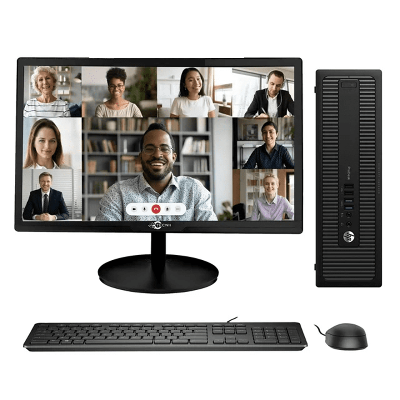 HP Pro SFF High performance Desktop with Tecnii 20 inch Monitor with HDMI Intel Core i5 3470 8GB RAM 160GB HDD DVD Windows 10 Professional WiFi A Grade