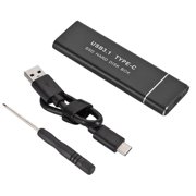 1x Metal Hard Disk Case Adapter NGFF To USB3.1 Type-C M.2 SSD Case