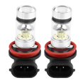 thumbnail image 2 of DRL Bulb, 100W 2 Pcs Energy Saving White Light Eco Friendly Bright Vibration Resistant LED Fog Light Bulbs  For Car, 2 of 8
