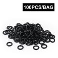 thumbnail image 1 of Lure Bait Neko Rig Wacky Rig Tool Worm O Ring Wacky Ring Kit Bass Senko Soft Bait Fishing Tackle Set 100pcs Wacky O Ring, 1 of 6