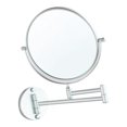 thumbnail image 2 of Double Side Wall Mount 3X Magnifying Bathroom Cosmetic Shaving Swivel Mirror . Matte, 2 of 8