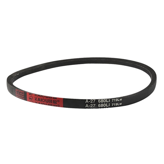 Unique Bargains A680 Industrial Lawn Mower Rubber V Belt, 12mm Width, 26.7 Inch Inner Girth